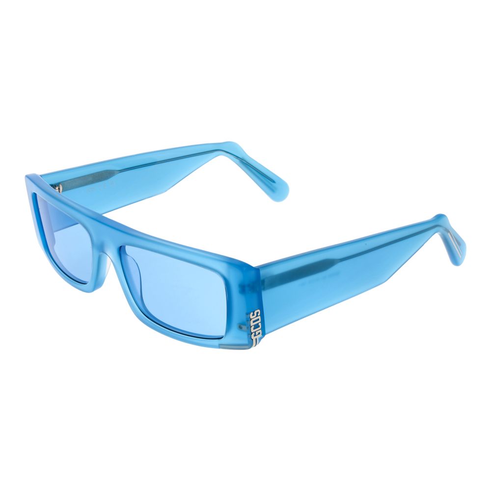 GCDS Blaue Sonnenbrille aus Kunststoff