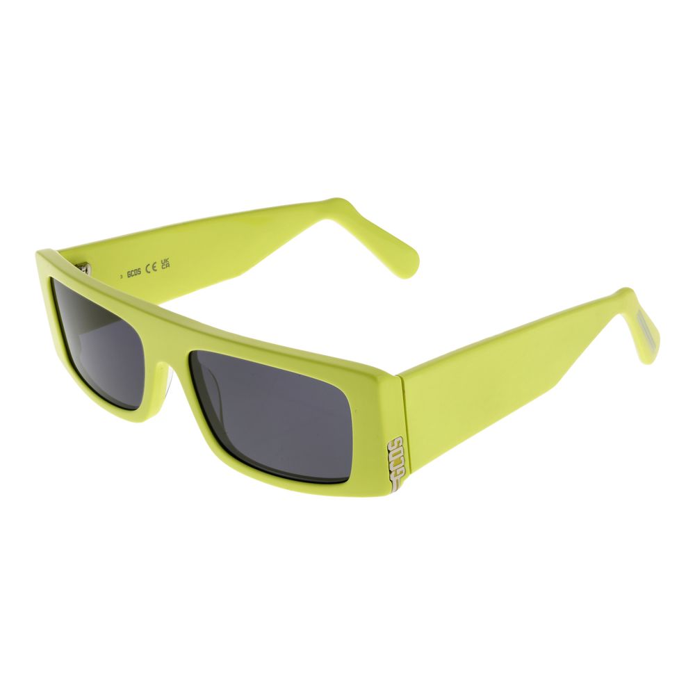 GCDS Grüne Sonnenbrille aus Kunststoff