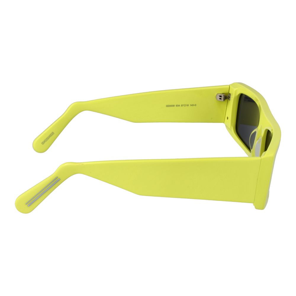 GCDS Grüne Sonnenbrille aus Kunststoff