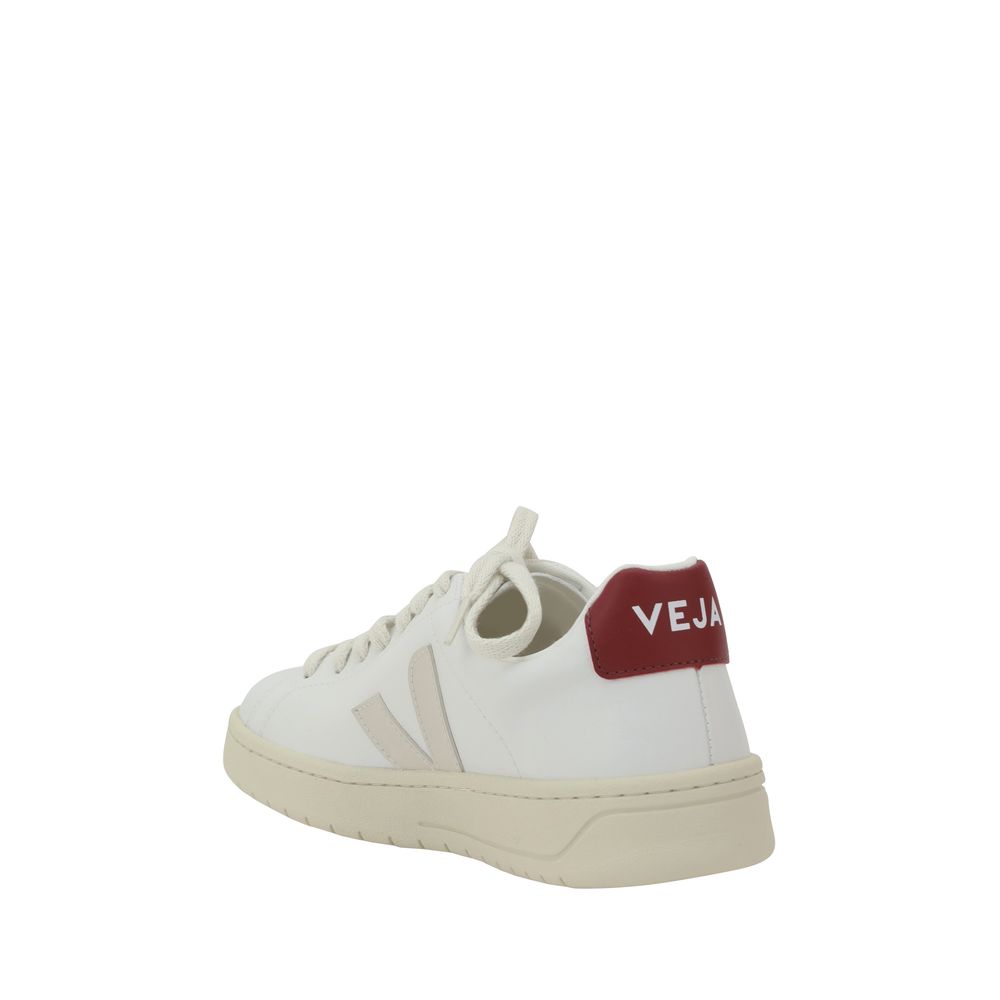 Veja Weiße Kalbshaut Bos Taurus Sneakers mit niedrigem Schaft