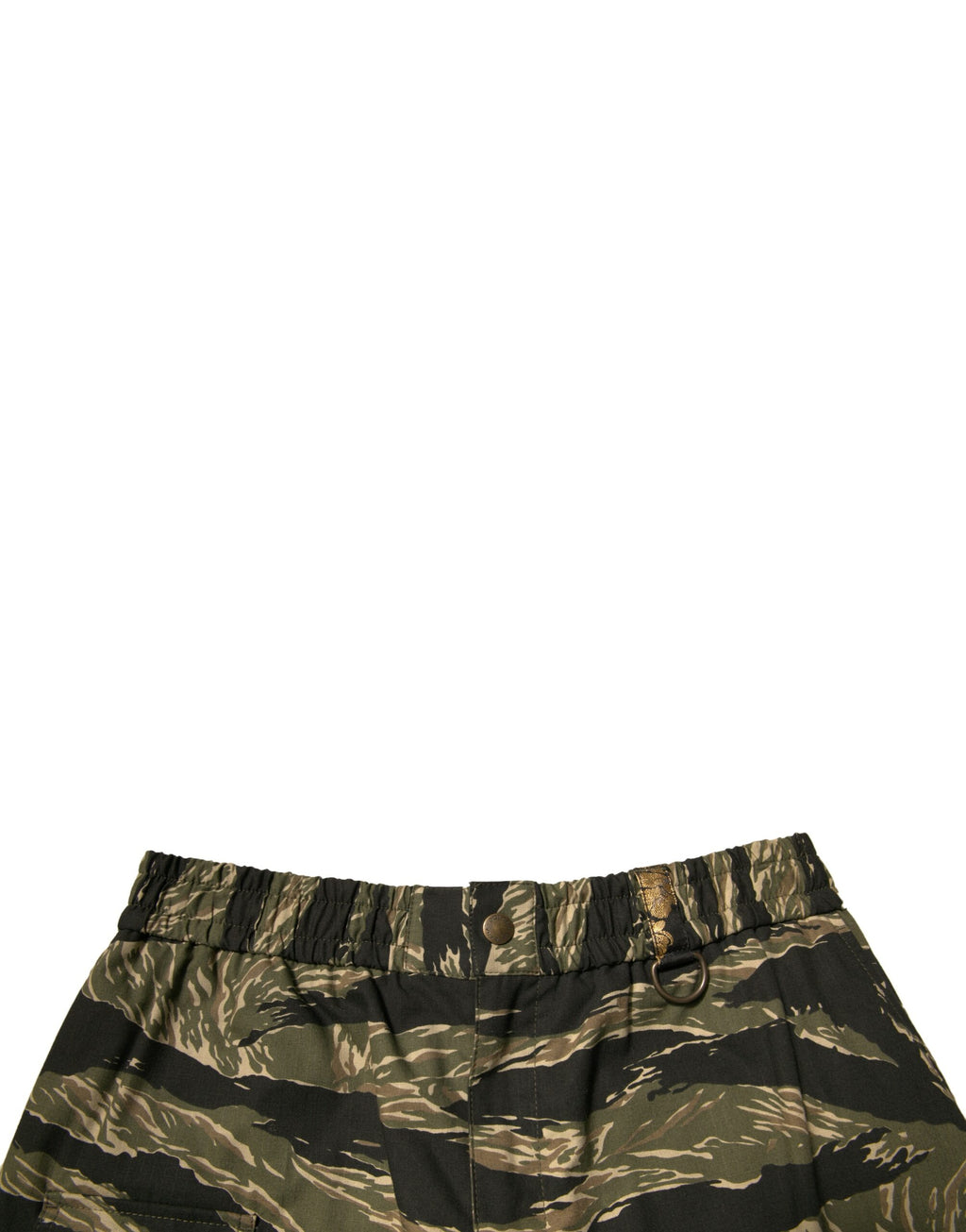 Dolce & Gabbana Bermudashorts aus Baumwolle mit Schwarz-Gold-Muster