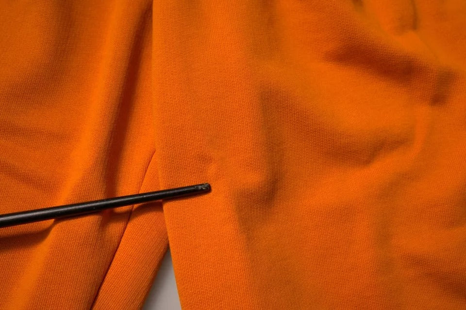 Dolce & Gabbana Orange Baumwolle Männer Casual Cargo Bermuda Shorts