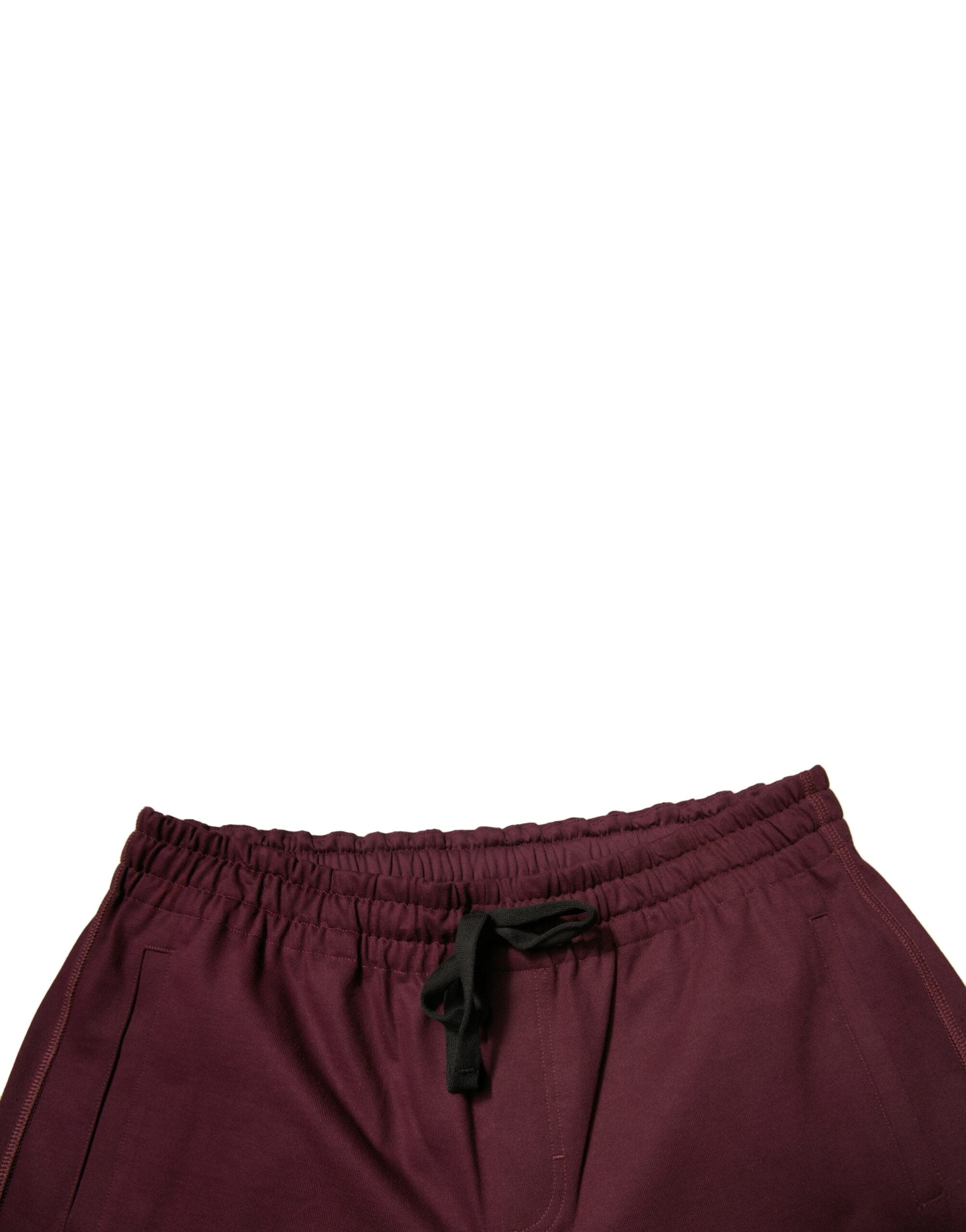 Dolce & Gabbana Kastanienbraune Bermudashorts aus Baumwolle mit mittlerer Taille