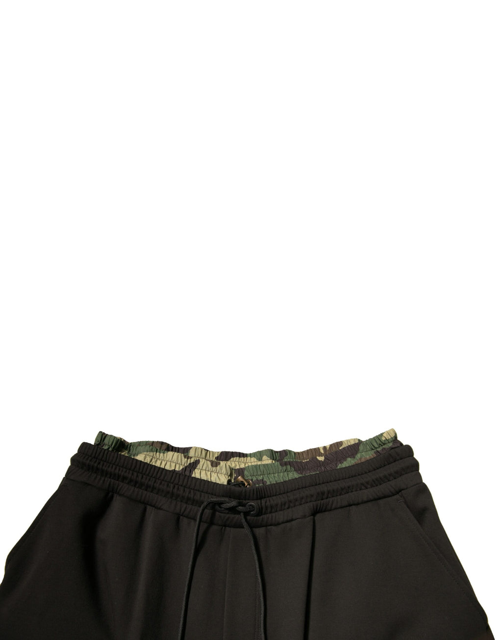 Dolce & Gabbana Schwarze Camouflage-Jogger-Cargo-Hose aus Baumwolle