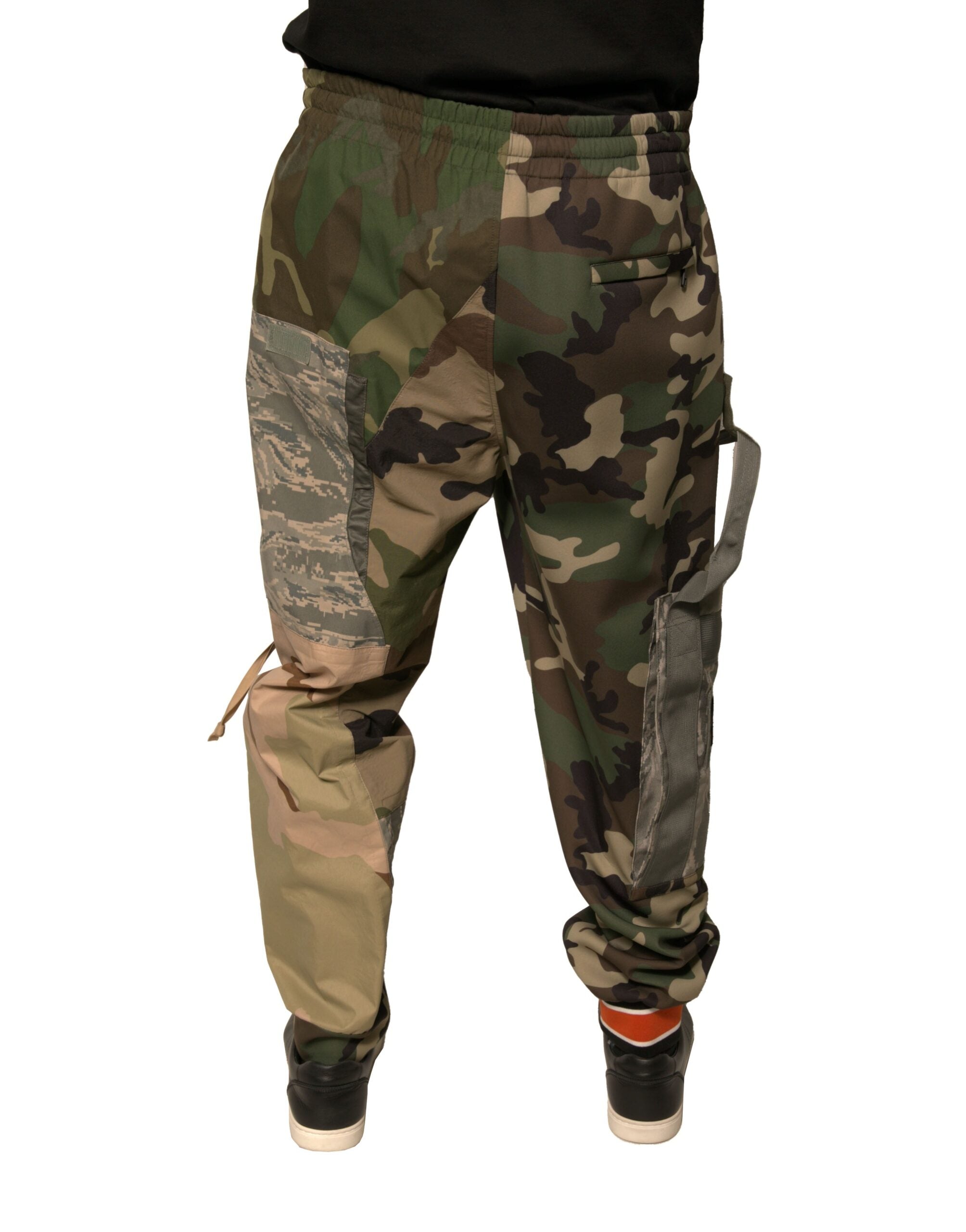 Dolce & Gabbana Multicolor Camouflage Jogger-Sweatpants Hose