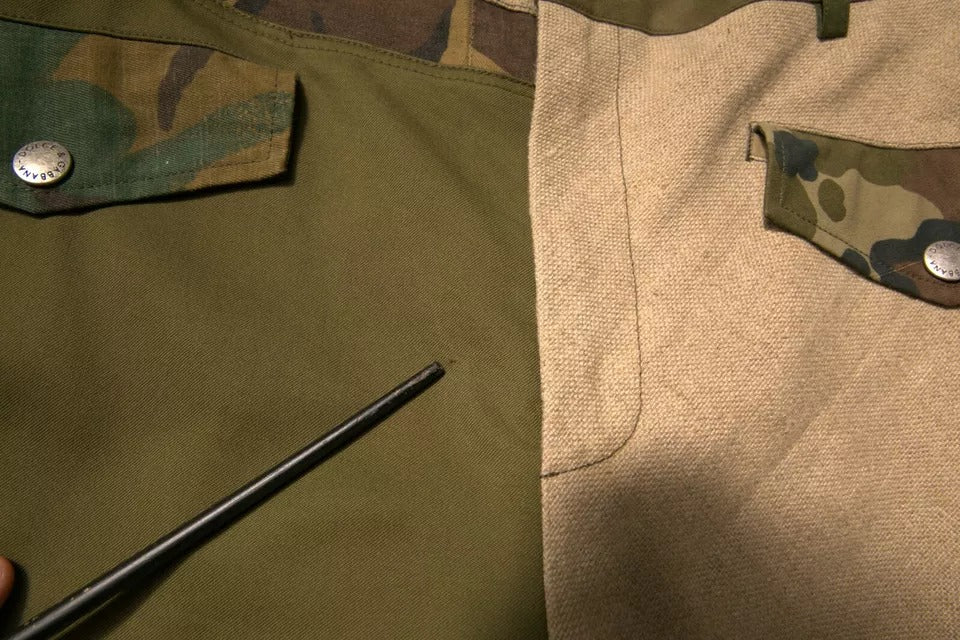 Dolce & Gabbana Mehrfarbige Patchwork-Flieger Cargo-Hose