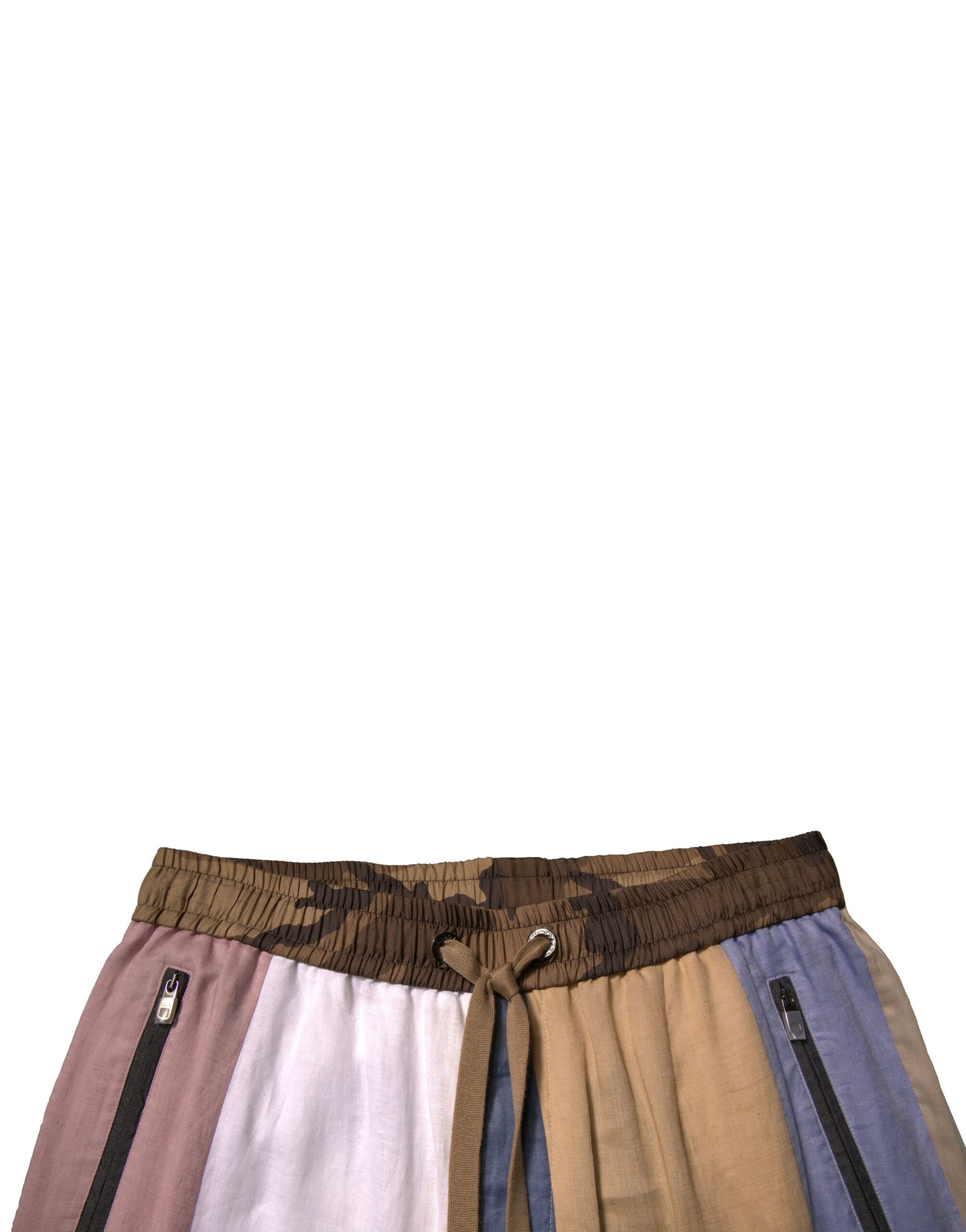 Dolce & Gabbana Multicolor Patchwork-Jogger-Sweatpants Hosen