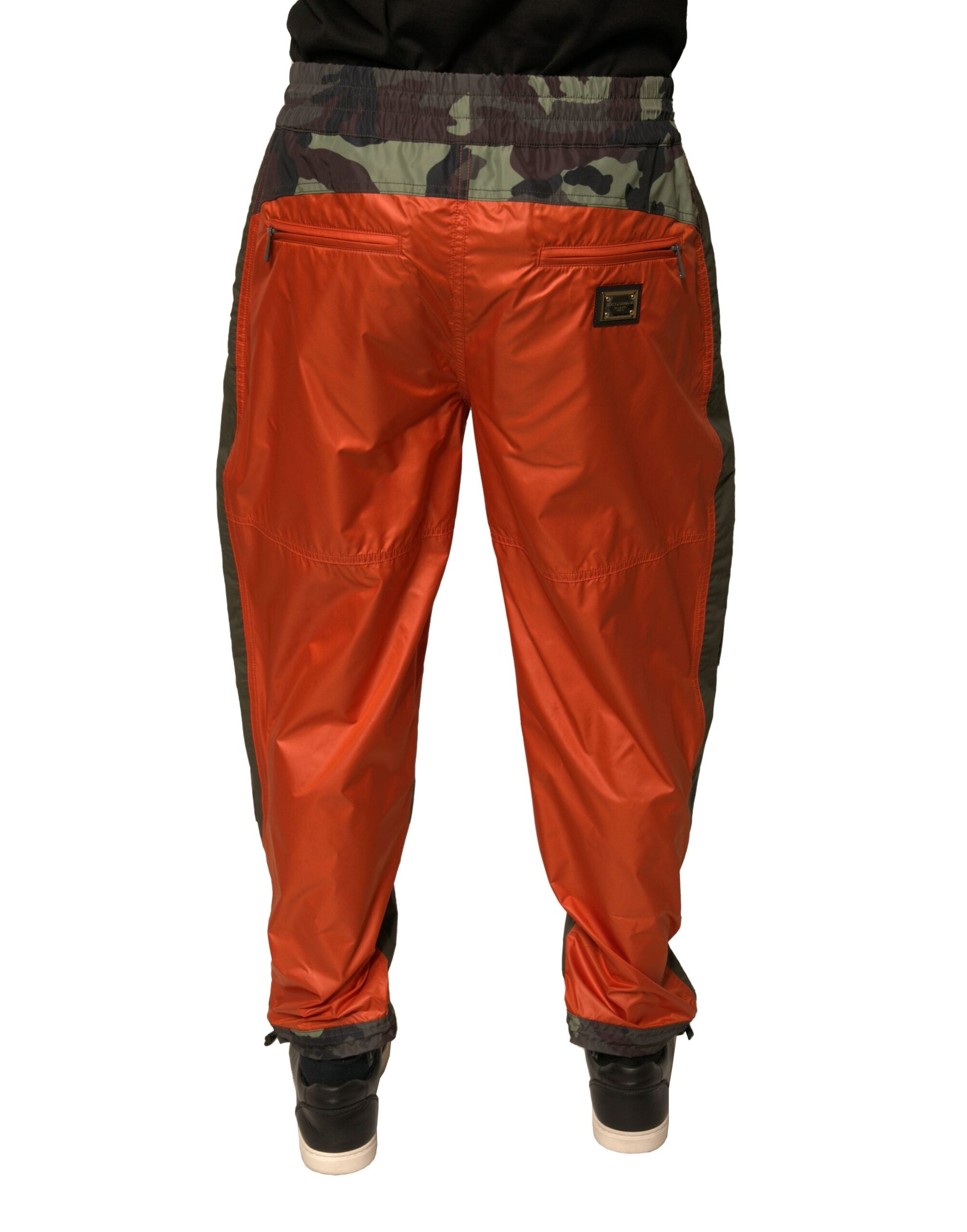 Dolce & Gabbana Mehrfarbige Camouflage-Jogger-Cargo-Hose