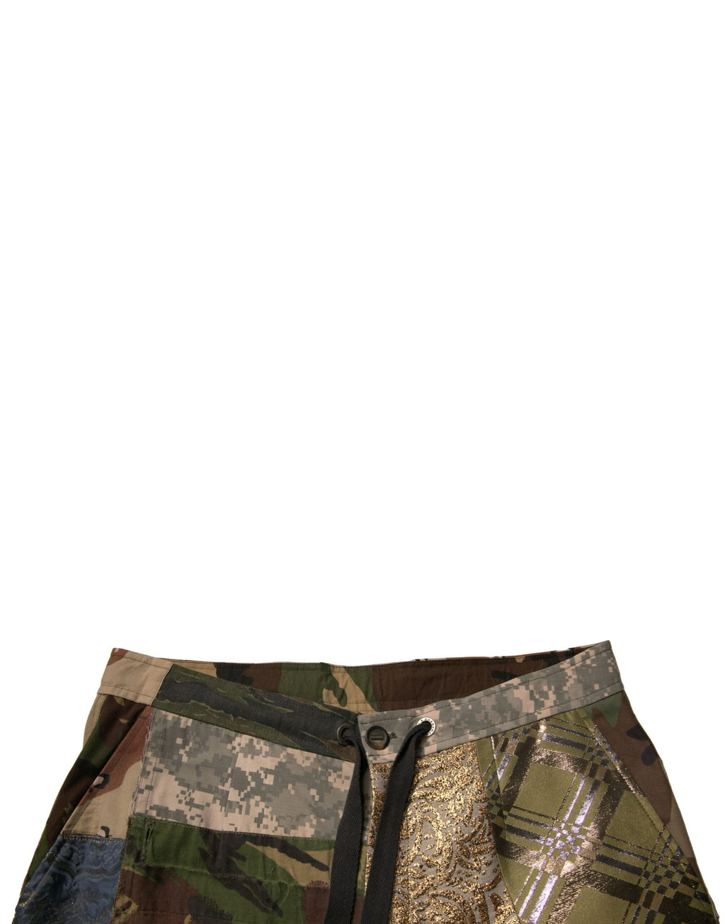 Dolce & Gabbana Multicolor Patchwork Herren Jogger Hose