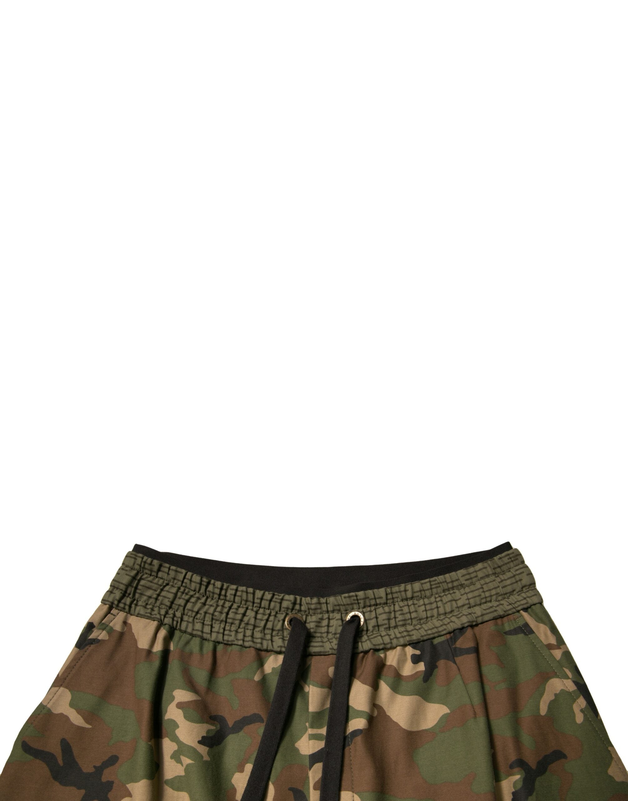 Dolce & Gabbana Multicolor Camouflage Cargo-Sweatpants Hose
