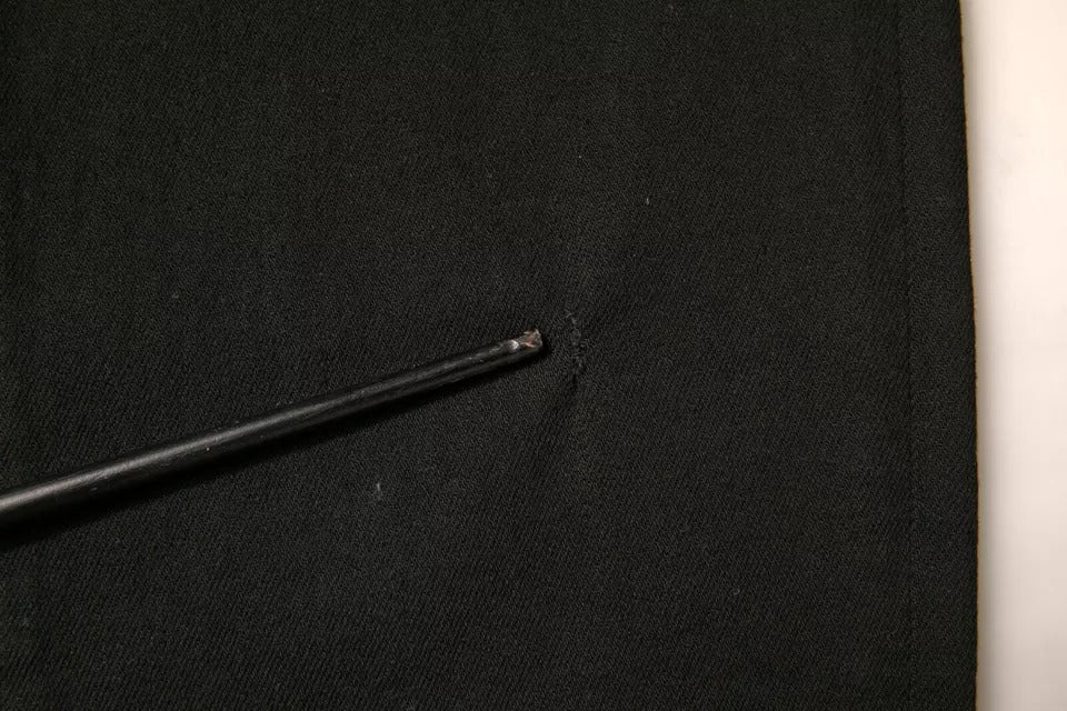 Dolce & Gabbana Schwarze Logo-Baumwoll-Stretch-Skinny-Jeans