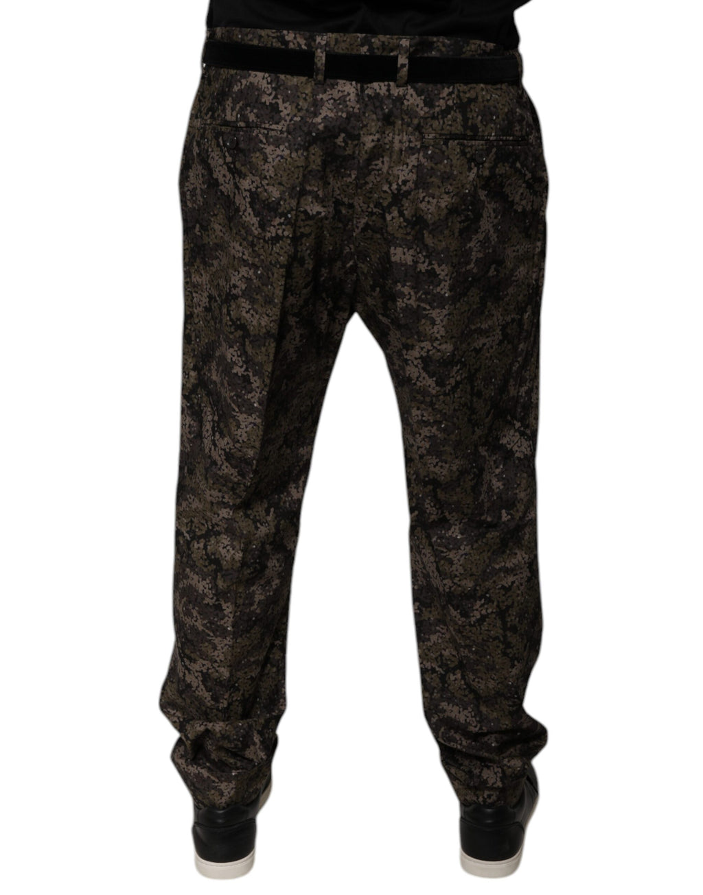 Dolce & Gabbana Multicolor Camouflage Herren Anzughose
