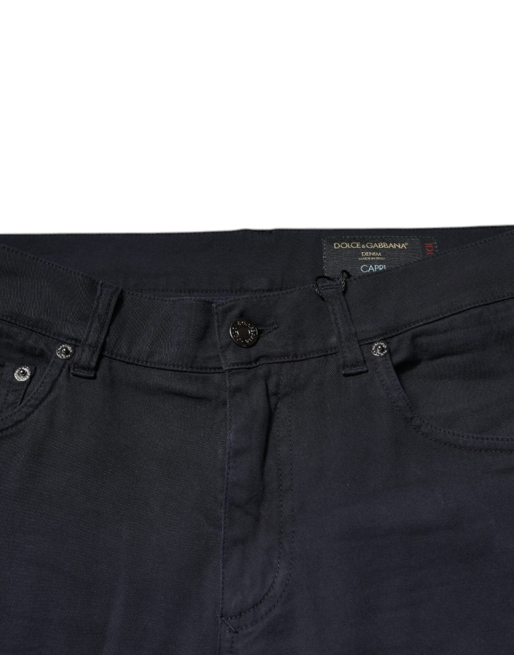 Dolce & Gabbana Schwarze Logo-Baumwoll-Stretch-Skinny-Jeans