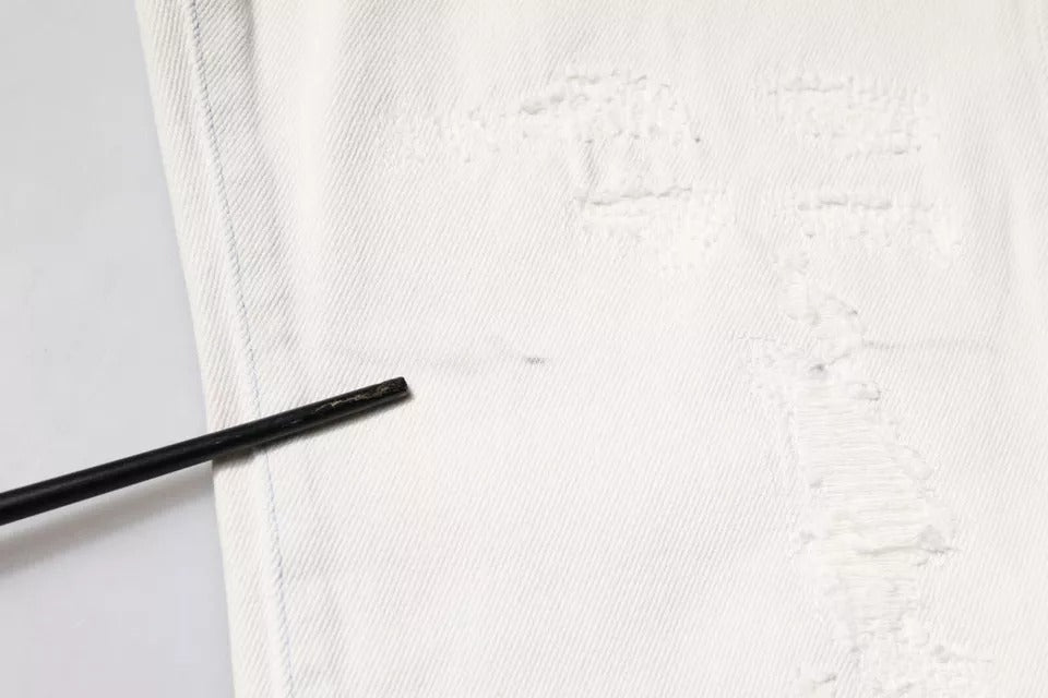 Dolce & Gabbana Weiße Skinny-Denim-Jeans aus Baumwolle