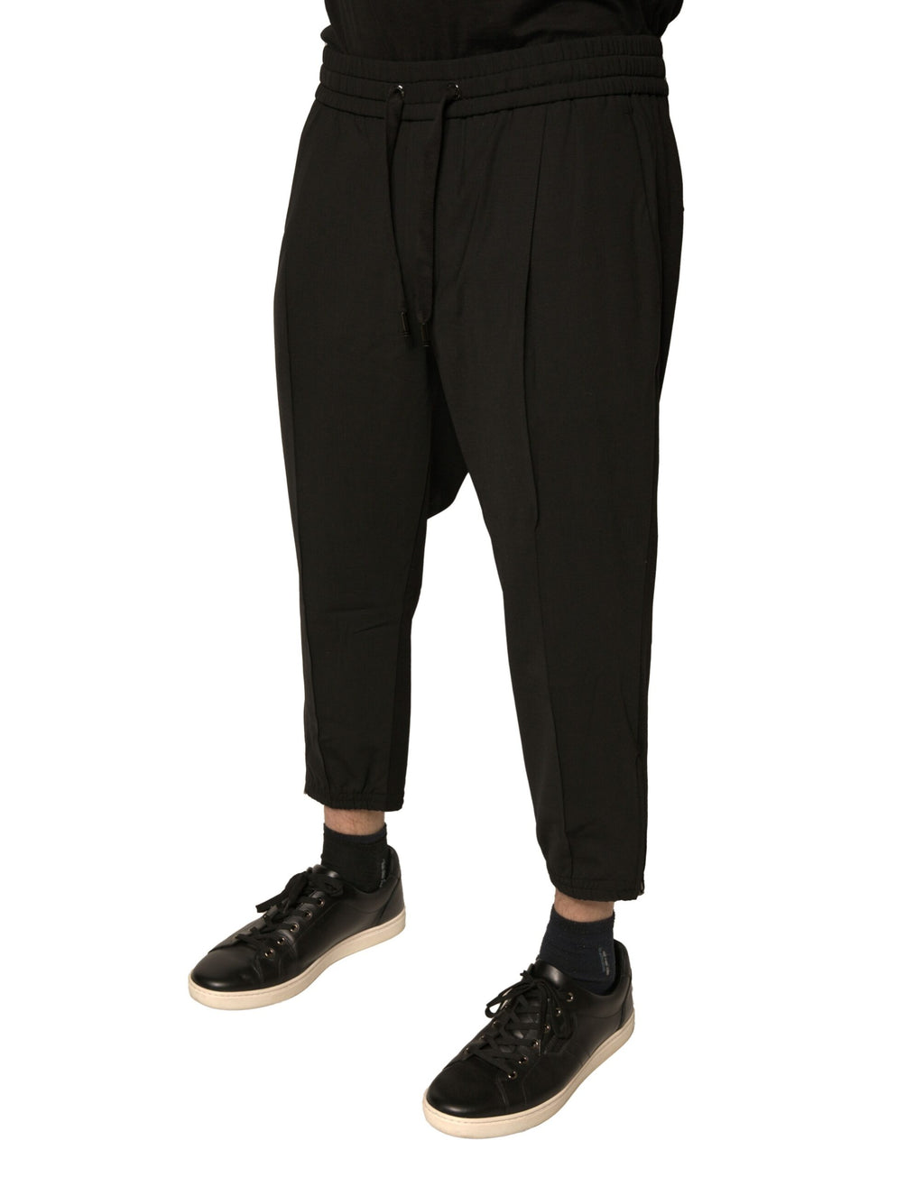 Dolce & Gabbana Schwarze Woll-Jogginghose Jogginghose