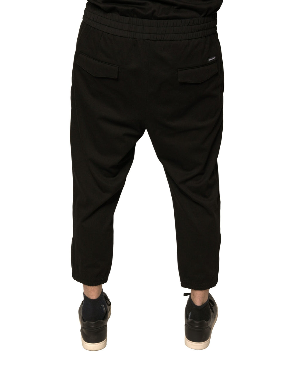 Dolce & Gabbana Schwarze Woll-Jogginghose Jogginghose