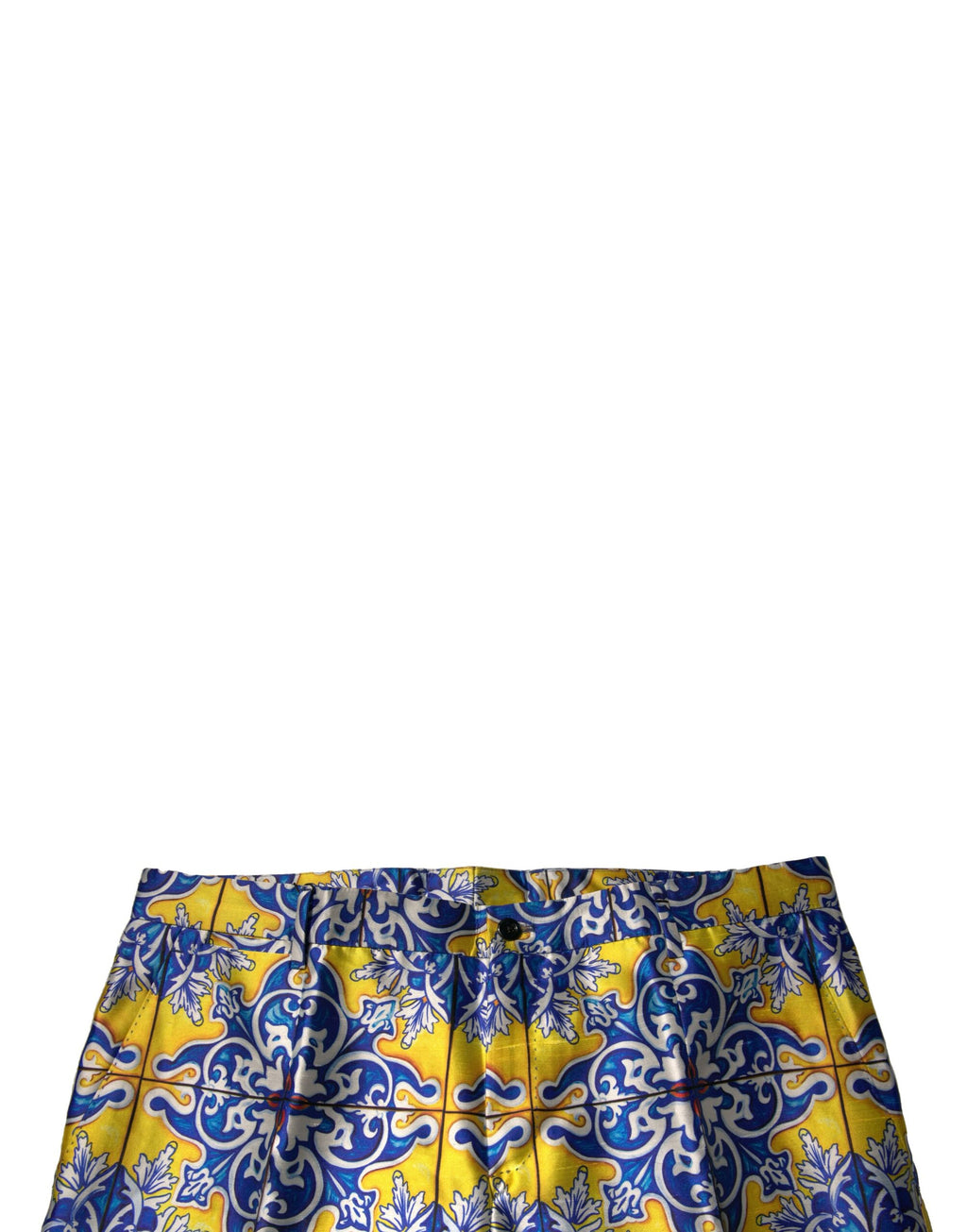 Dolce & Gabbana Multicolor MajolikaSeide Skinny-Hose