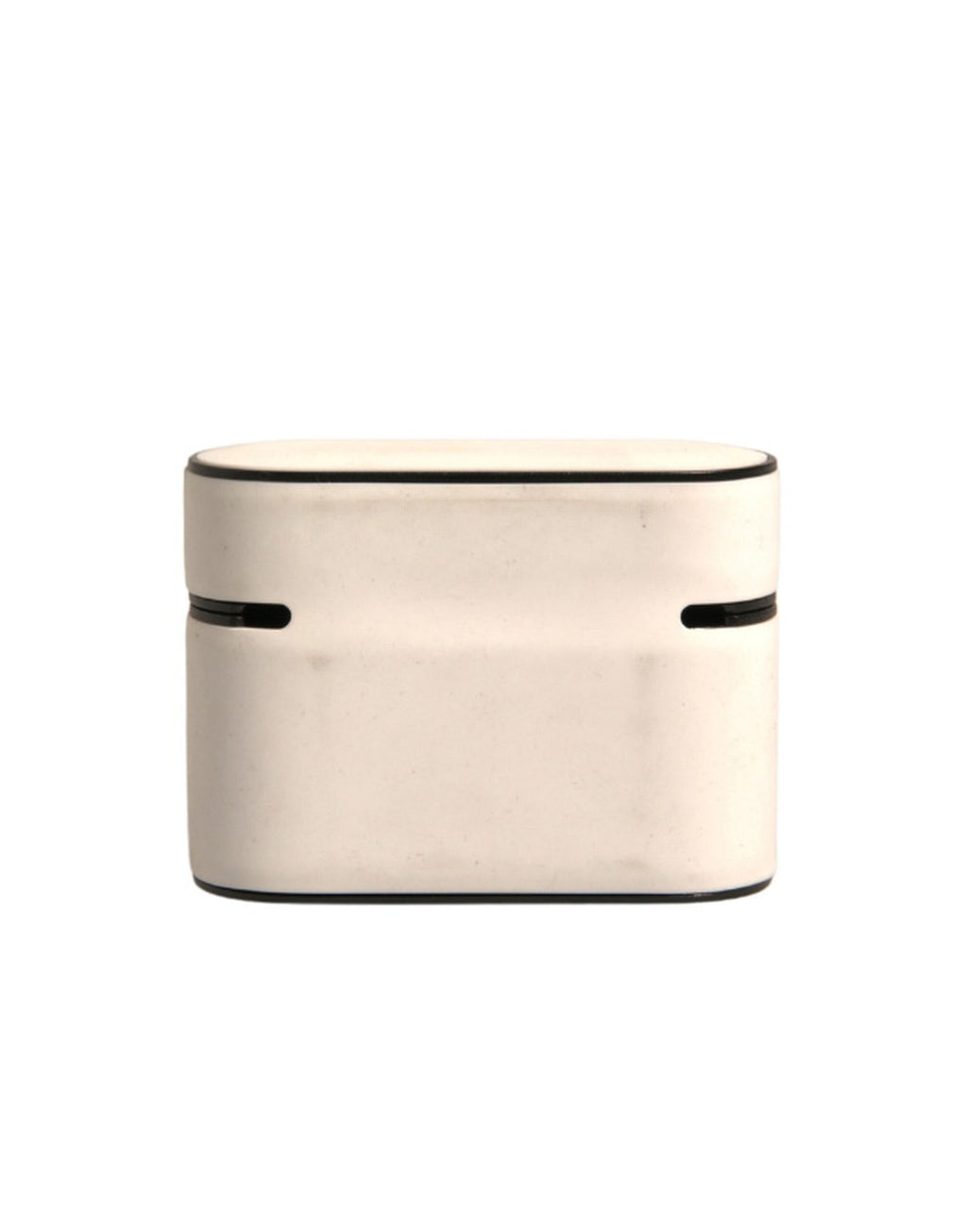 Dolce & Gabbana Weißes PVC geprägte Logo Plaque Halter Airpods Fall