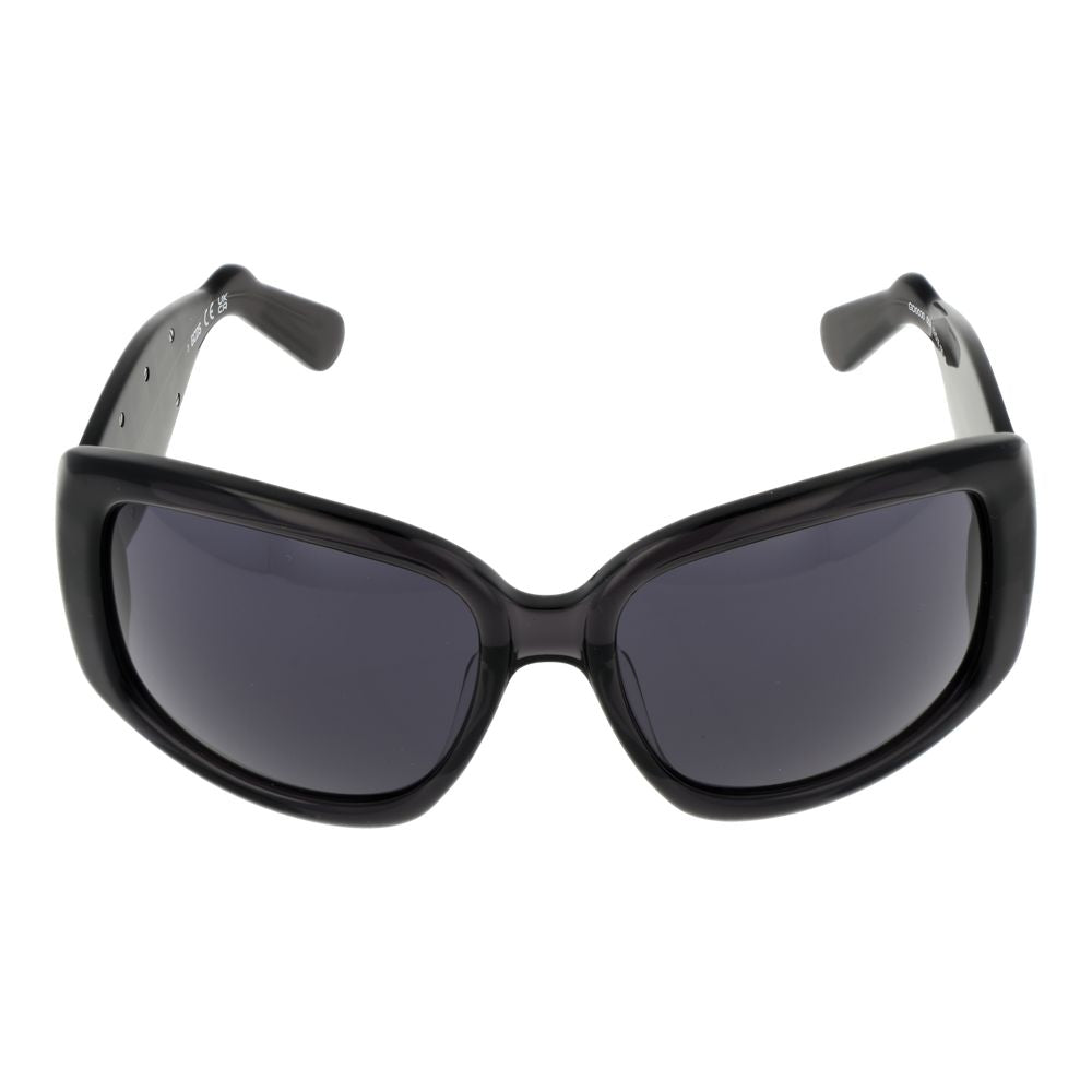 GCDS Schwarze Sonnenbrille aus Acetat