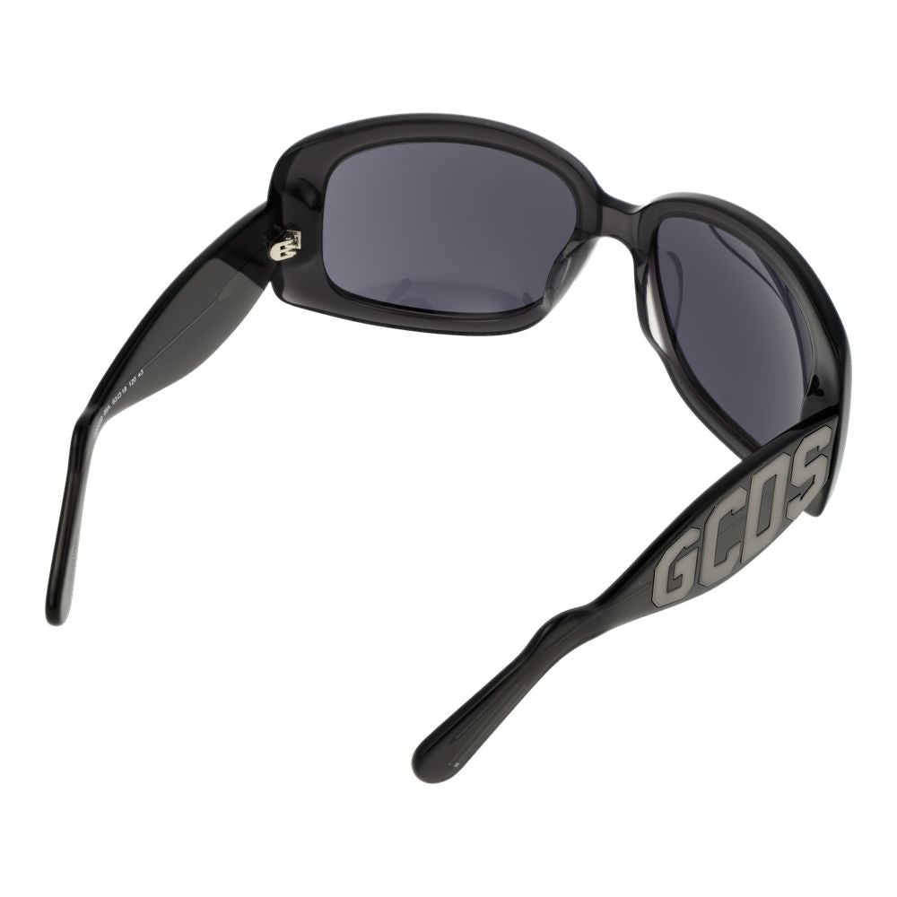 GCDS Schwarze Sonnenbrille aus Acetat
