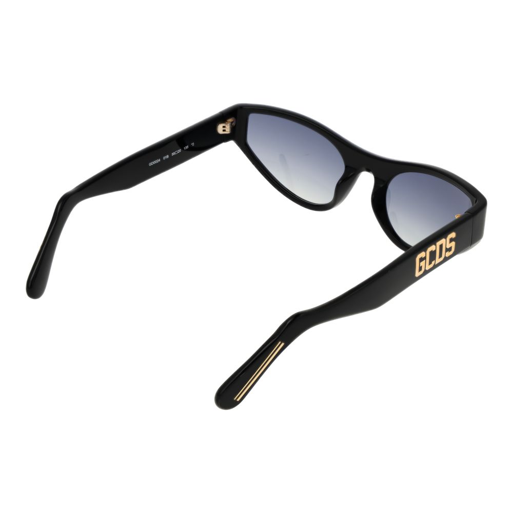 GCDS Sonnenbrille aus schwarzem Acetat