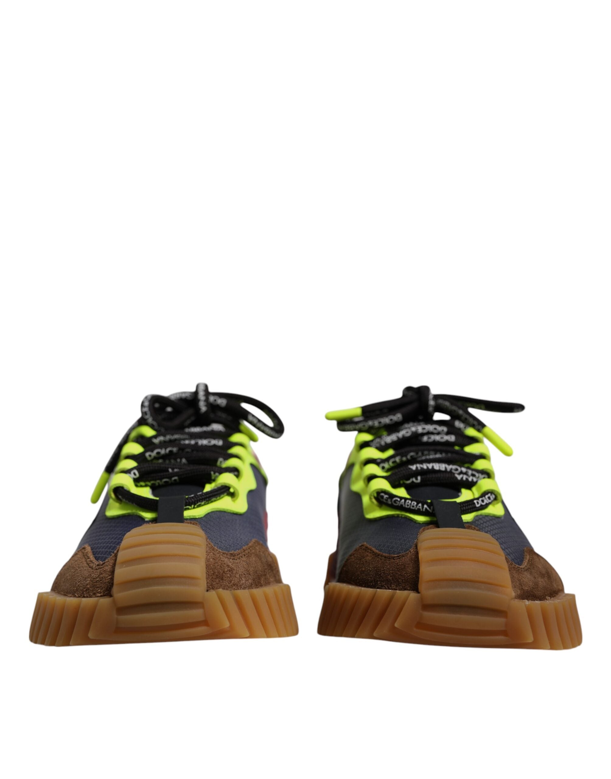 Dolce & Gabbana Multicolor Nylon Low Top NS1 Turnschuhe Schuhe