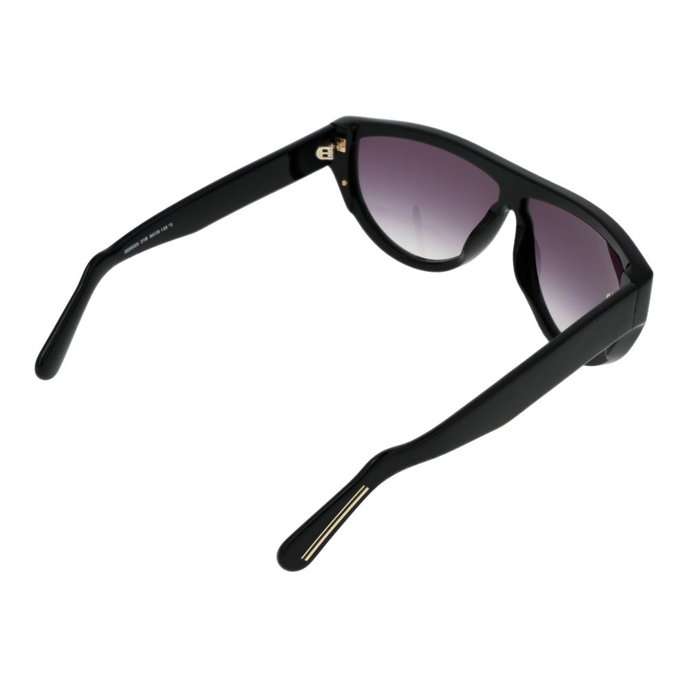 GCDS Schwarze Sonnenbrille aus Acetat
