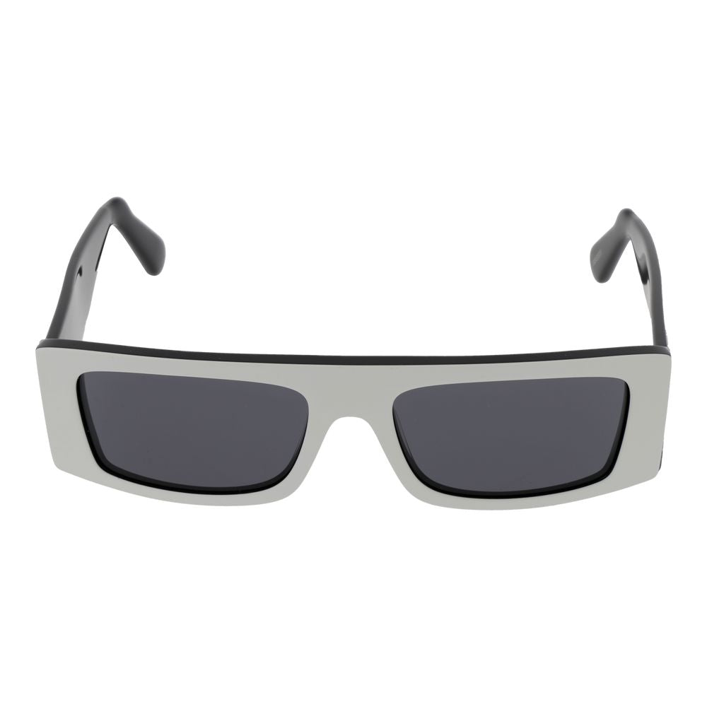 GCDS Weiße Kunststoff-Sonnenbrille