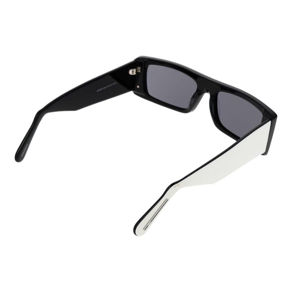 GCDS Weiße Kunststoff-Sonnenbrille