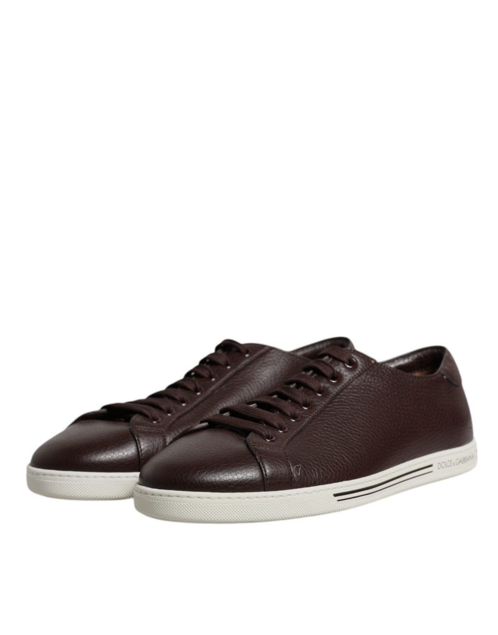 Dolce & Gabbana Braun Low Top Männer Saint Tropez Turnschuhe Schuhe