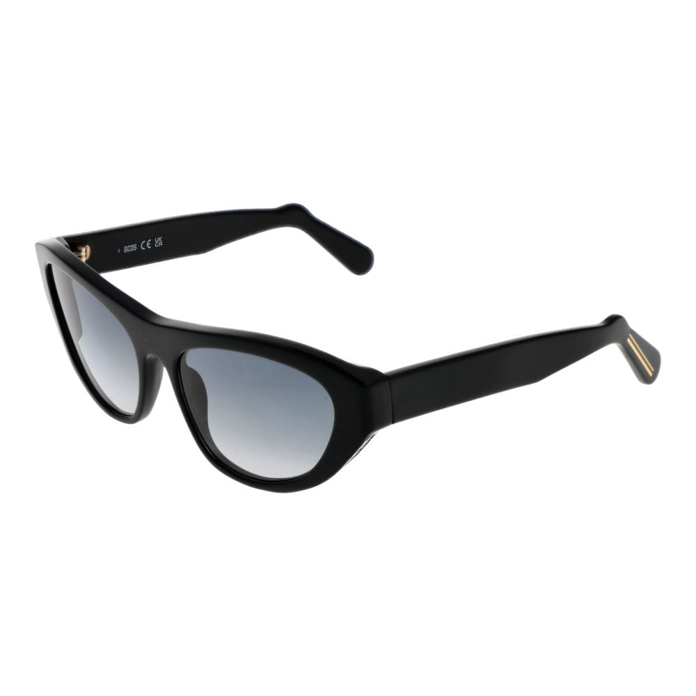 GCDS Schwarze Sonnenbrille aus Acetat