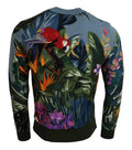 Dolce & Gabbana Jungle Woll-Seidenpullover mit Logo