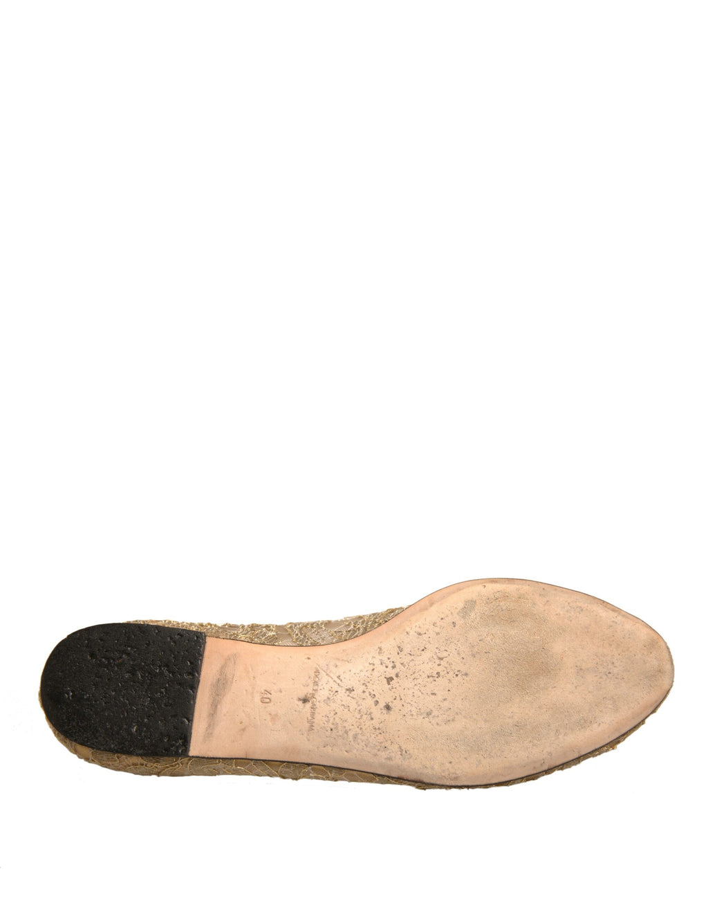 Dolce & Gabbana Gold Kristall Loafer Spitze Ballett Flats Schuhe