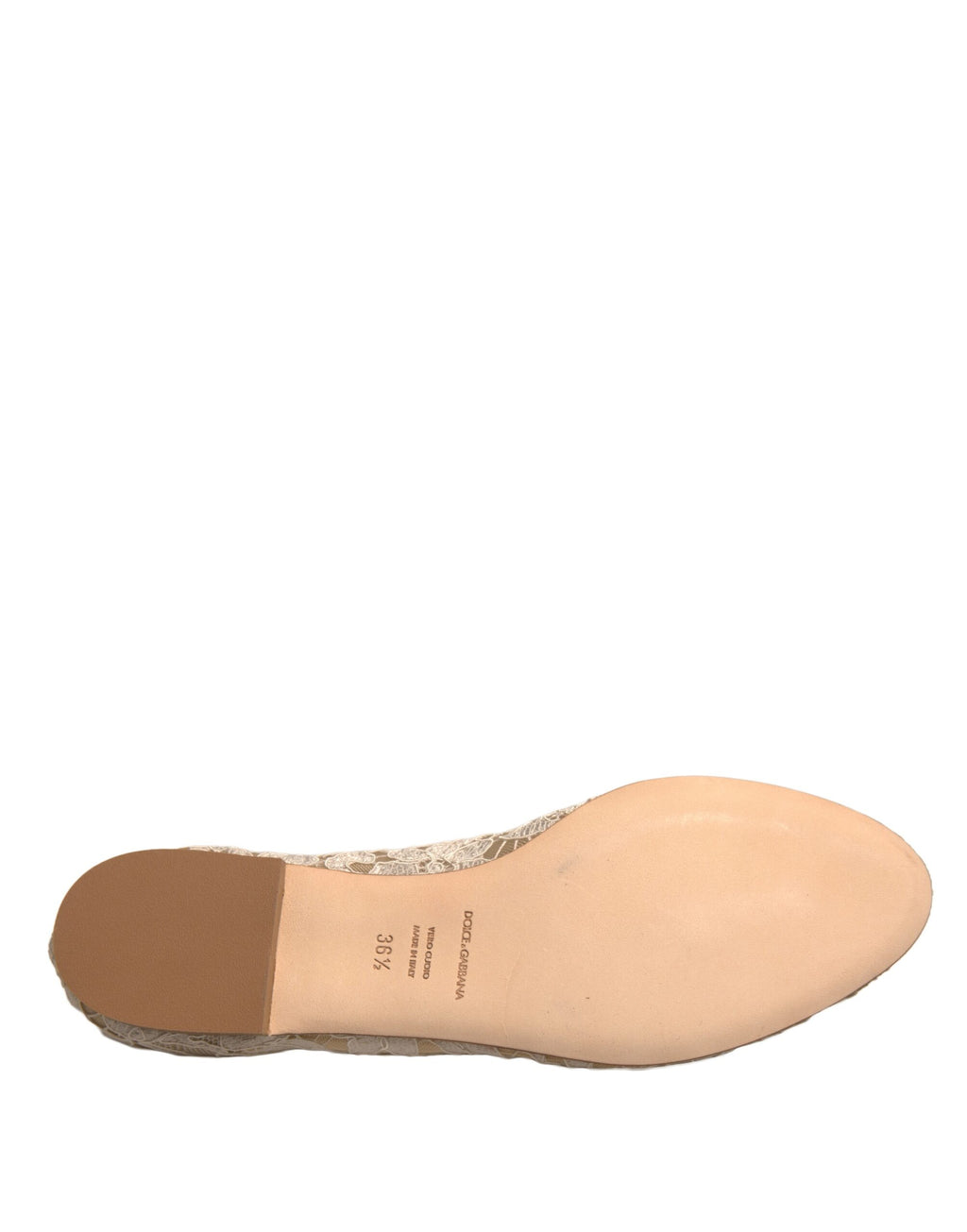 Dolce & Gabbana Beige Kristall Loafer Spitze Ballett Flats Schuhe