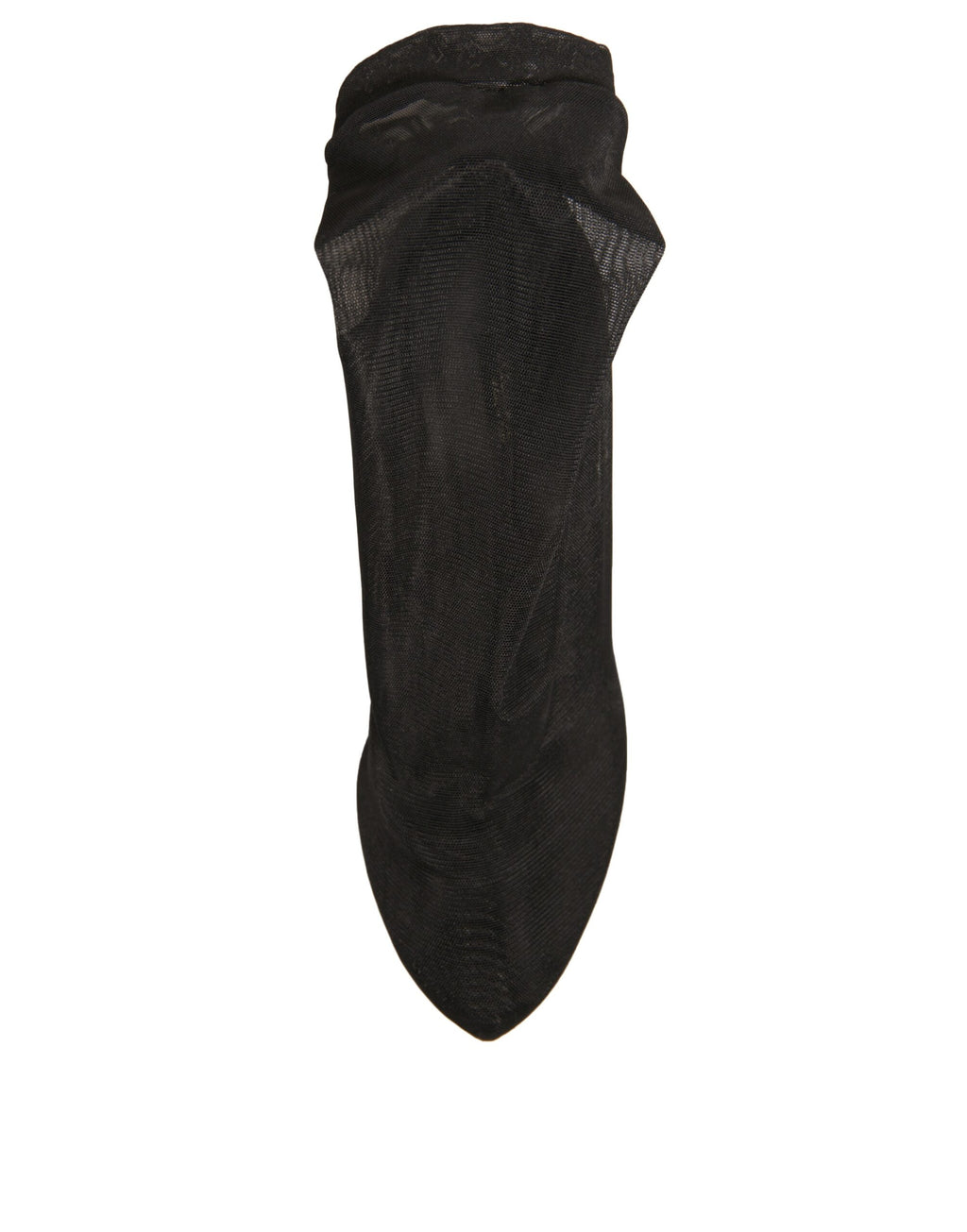 Dolce & Gabbana Schwarz Seide Mesh Socke Stil Heels Stiefel Schuhe