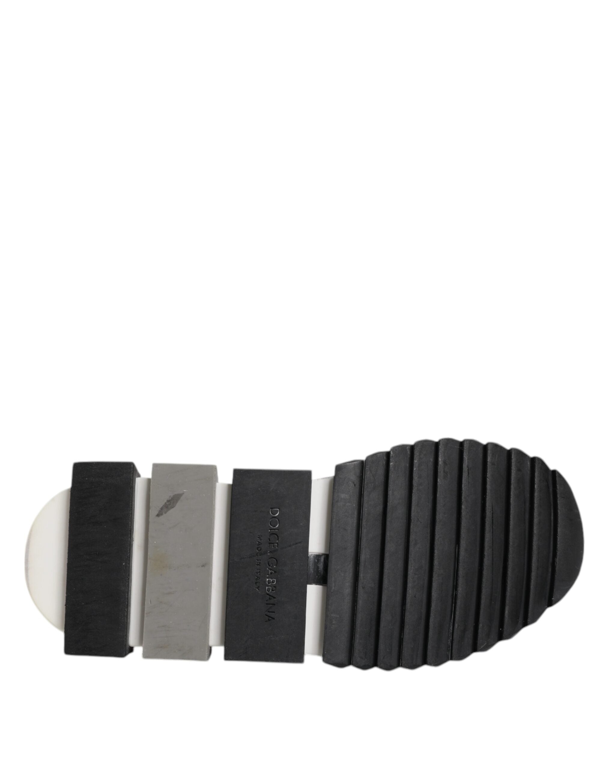 Dolce & Gabbana Fuchsia Weiß Slip On Sorrento Turnschuhe Schuhe