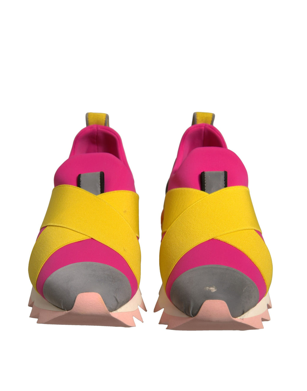 Dolce & Gabbana Multicolor Neopren Elastic Ibiza Turnschuhe Schuhe