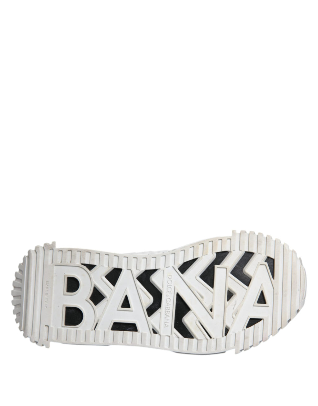 Dolce & Gabbana Weiß Schwarz NS1 Low Top Turnschuhe Schuhe