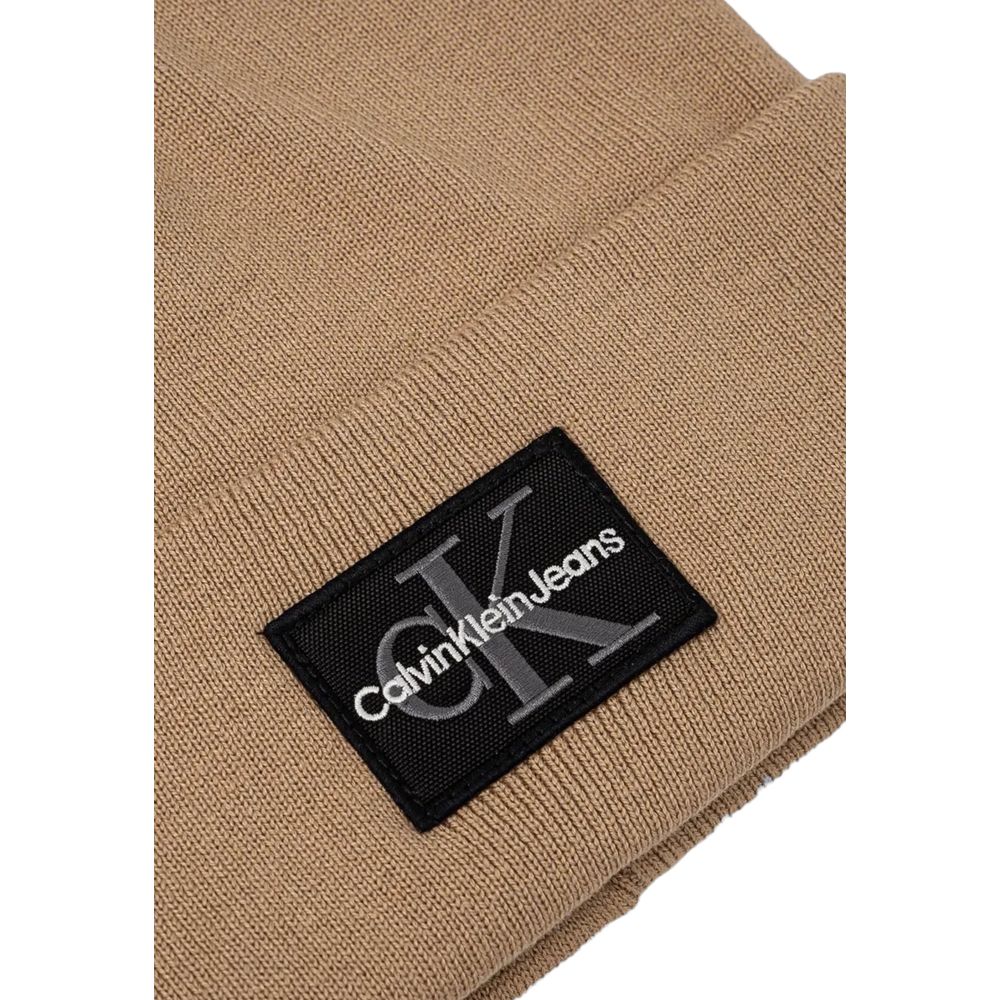 Calvin Klein Jeans Beige Baumwolle Kappen Baseballmütze