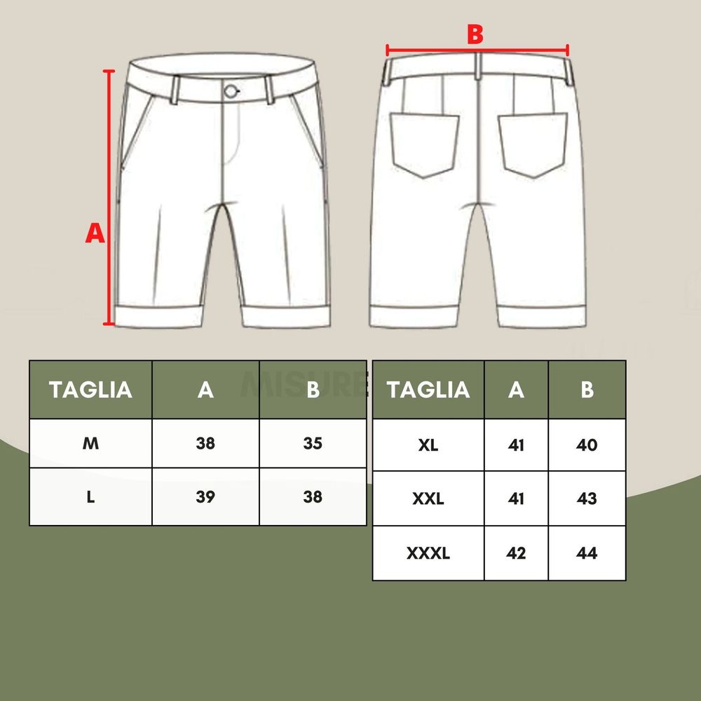 Malo Beige Polyester-Shorts