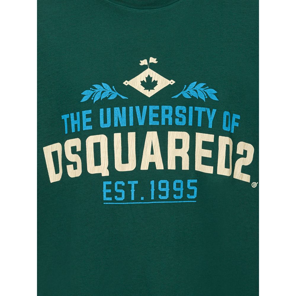 Dsquared² T-Shirt aus grüner Baumwolle