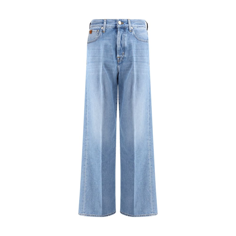 Jacob Cohen Hellblaue Baumwoll-Jeans aus Denim