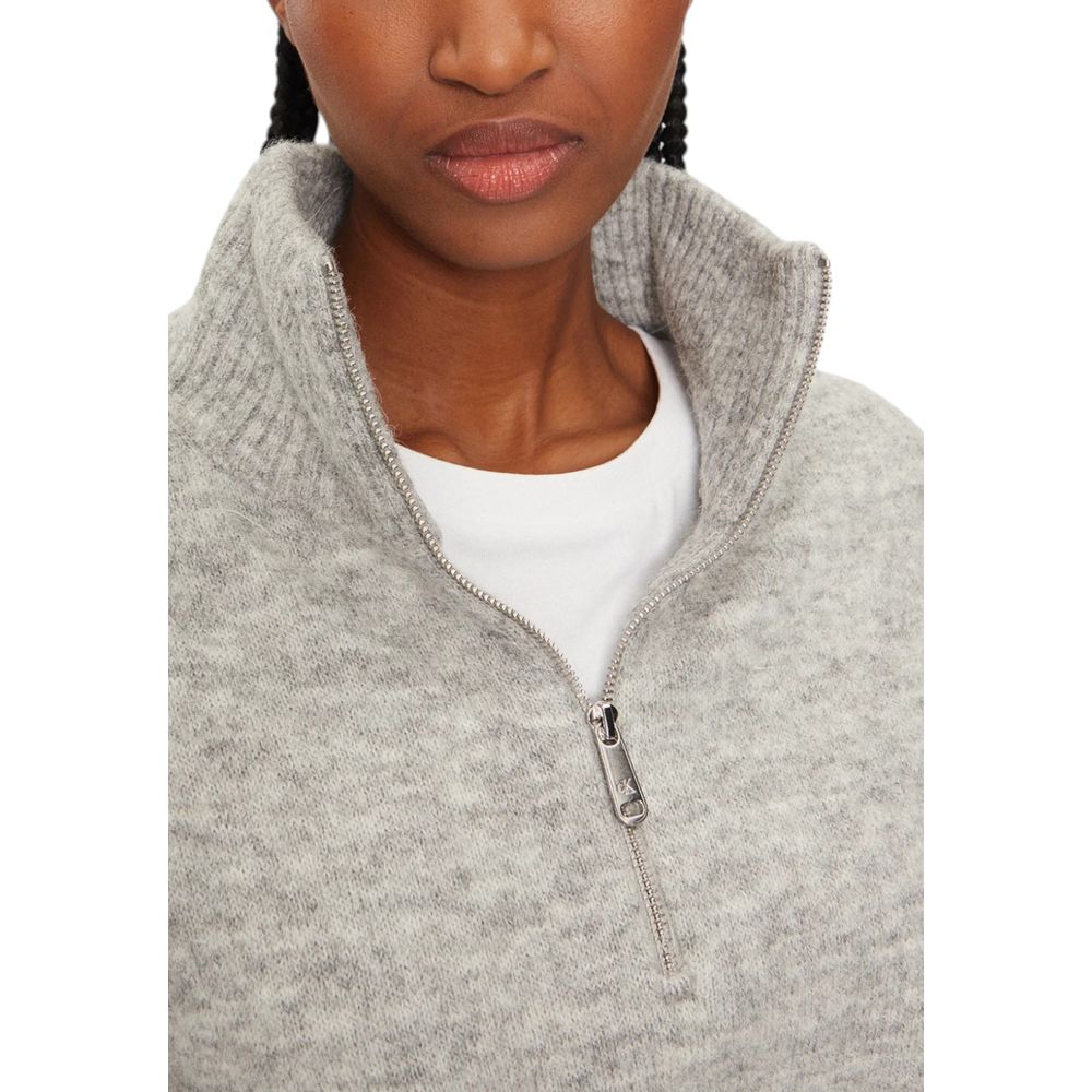 Calvin Klein Jeans Graue Polyester-Strickjacke