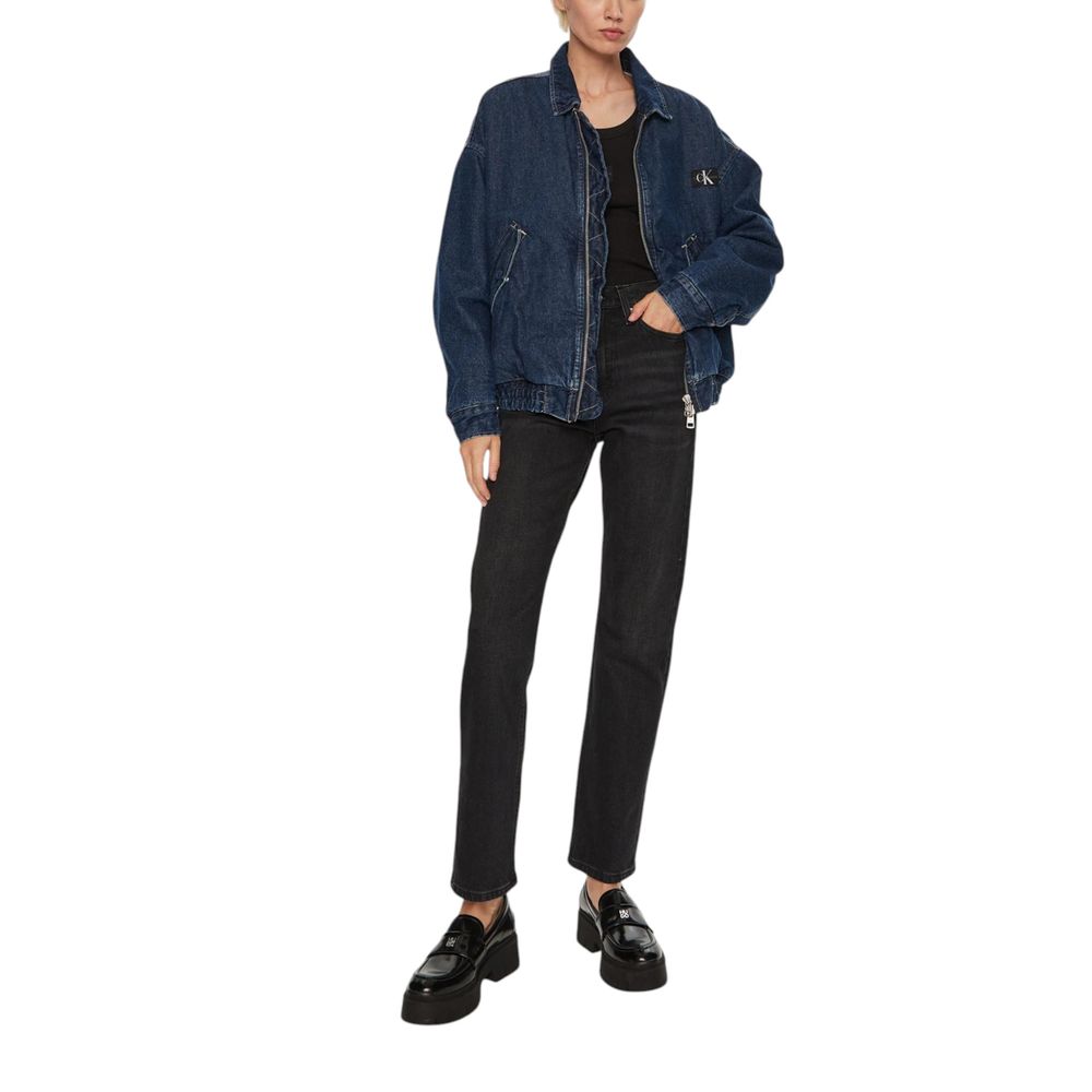 Calvin Klein Jeans Schwarze Cotton Mom Jean