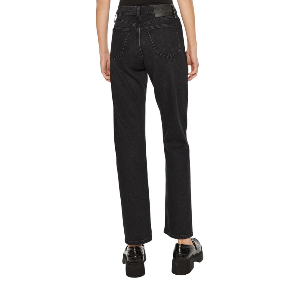 Calvin Klein Jeans Schwarze Cotton Mom Jean