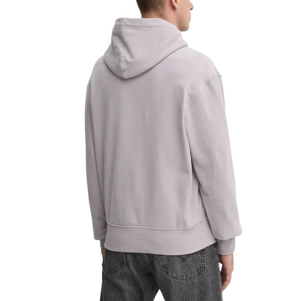 Calvin Klein Jeans Lila Baumwoll-Kapuzenpulli
