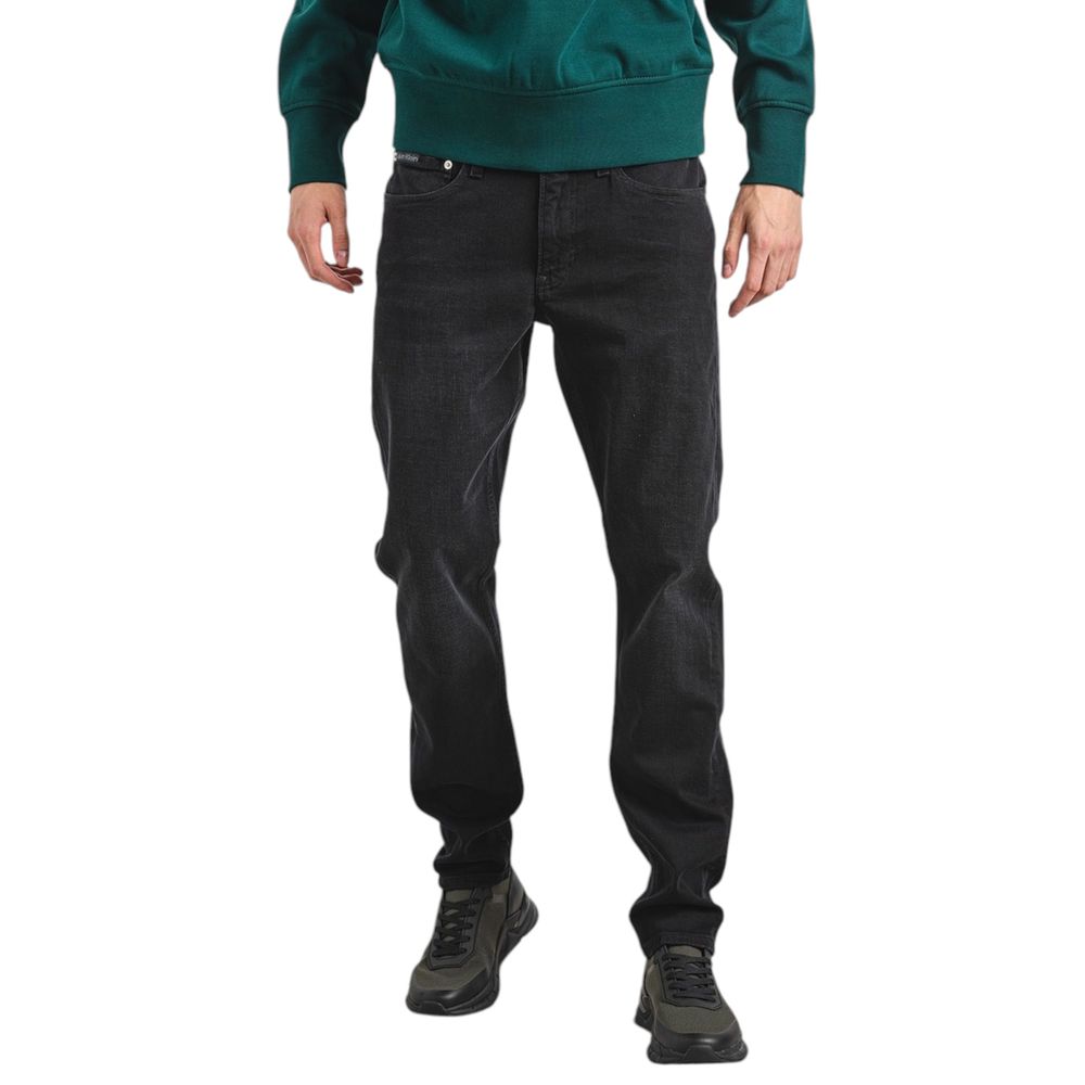 Calvin Klein Jeans Schwarze Slim Fit Jeans aus Baumwolle