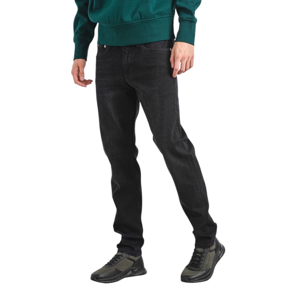 Calvin Klein Jeans Schwarze Slim Fit Jeans aus Baumwolle
