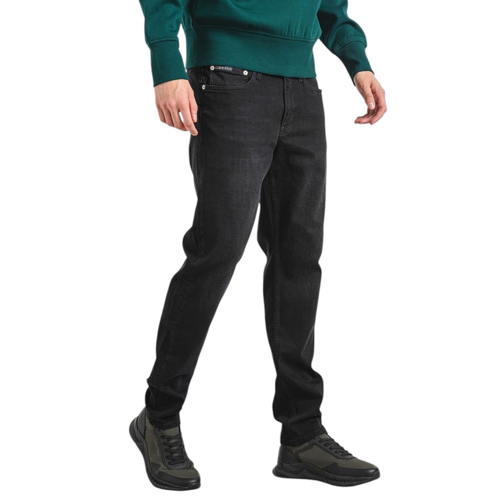 Calvin Klein Jeans Schwarze Slim Fit Jeans aus Baumwolle