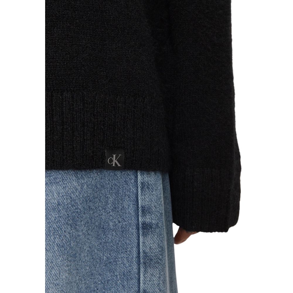 Calvin Klein Jeans Schwarzer Polyester-Pullover